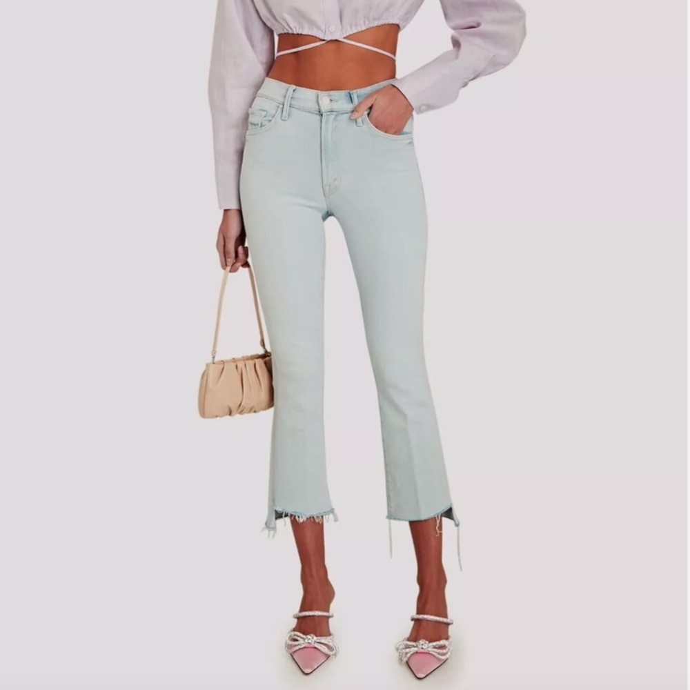 MOTHER The Insider Crop Step Fray - NWOT 30